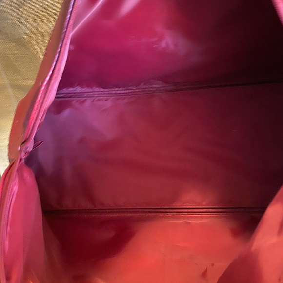 Vintage Large Red Leather Bag - Picture 5 of 15